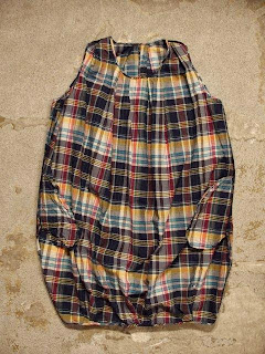 FWK by Engineered Garments Baker Jacket & Tuck Dress in Navy Madras Plaid Spring/Summer 2015 SUNRISE MARKET