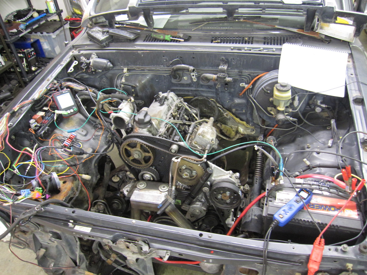 Toyota TDI 4Runner Project - Diesel Conversion: Wiring mostly done