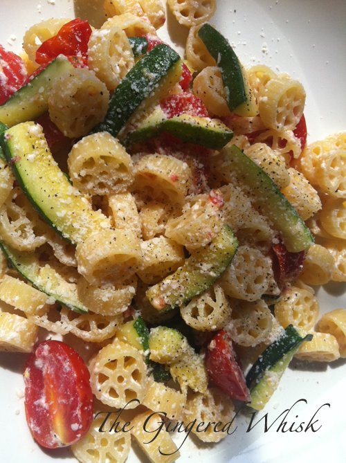 Jillian Michael Pasta With Zucchini Tomatoes And Creamy Lemon Yogurt Sauce