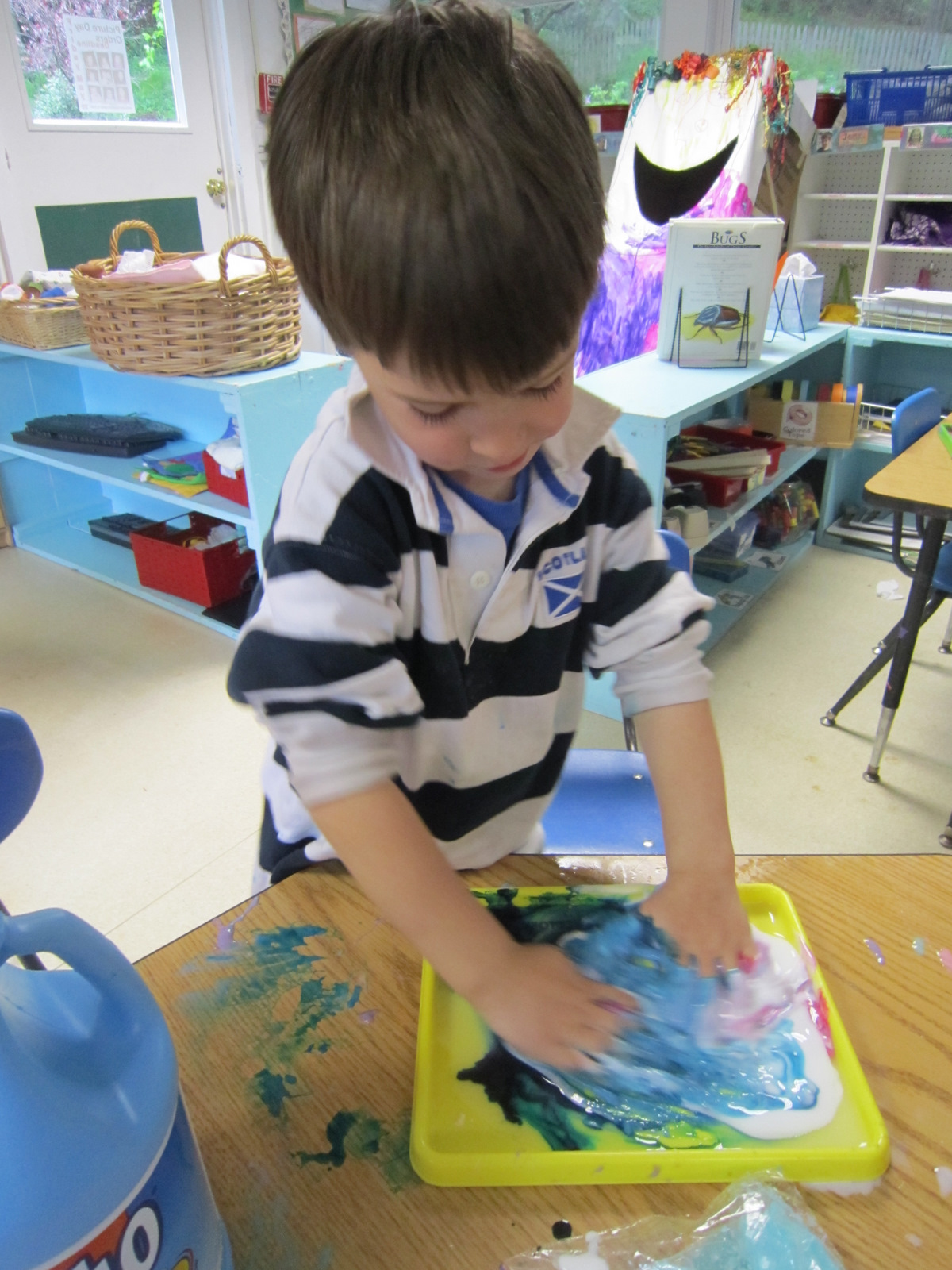 Playfully Learning Messy Week Part 1 Silly Putty/Slime