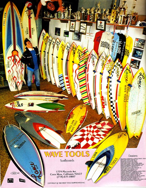 lance collins wave tools surfboards