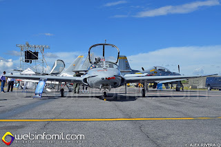 Avión de entrenamiento avanzado T-37 Tweet de la Fuerza Aérea Colombiana