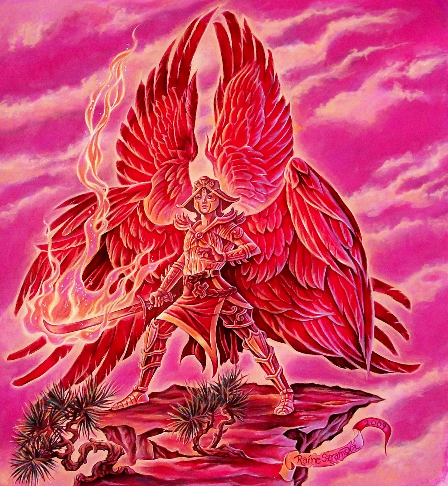 The Watcher Tree Horns and Wings and Hooves