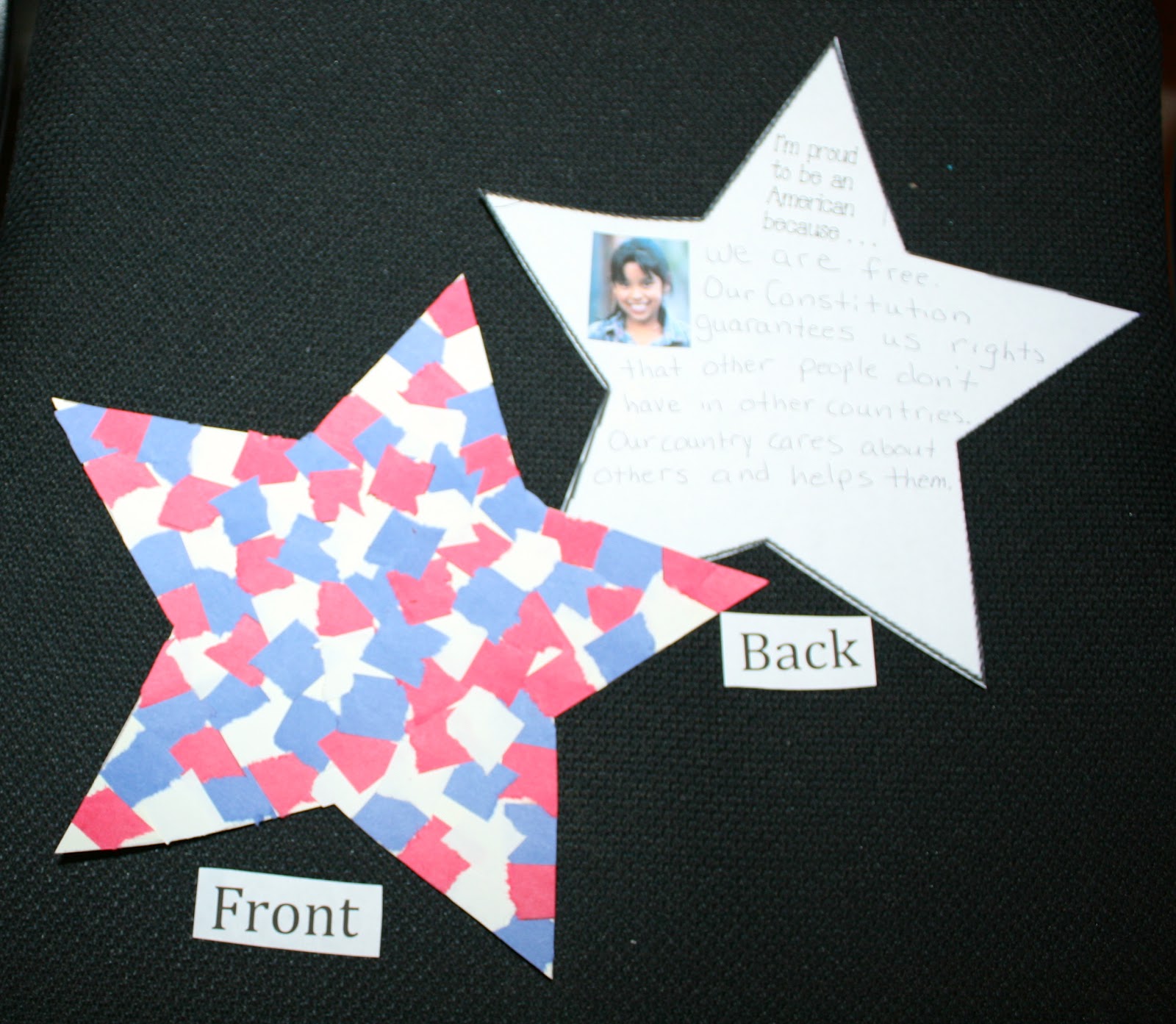 Patriotic Star - Classroom Freebies