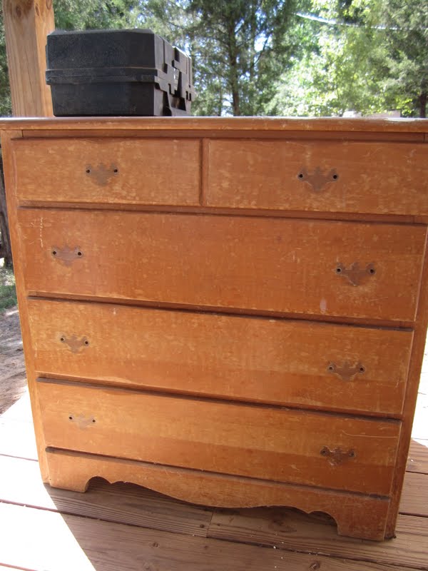 Life S Simplicity Distressed Red Dresser Changing Table