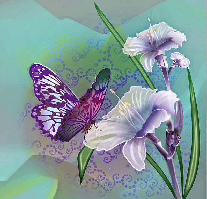 disenos-cuadros-mariposa-con-flores pinturas-modernas-con-mariposas-y-flores