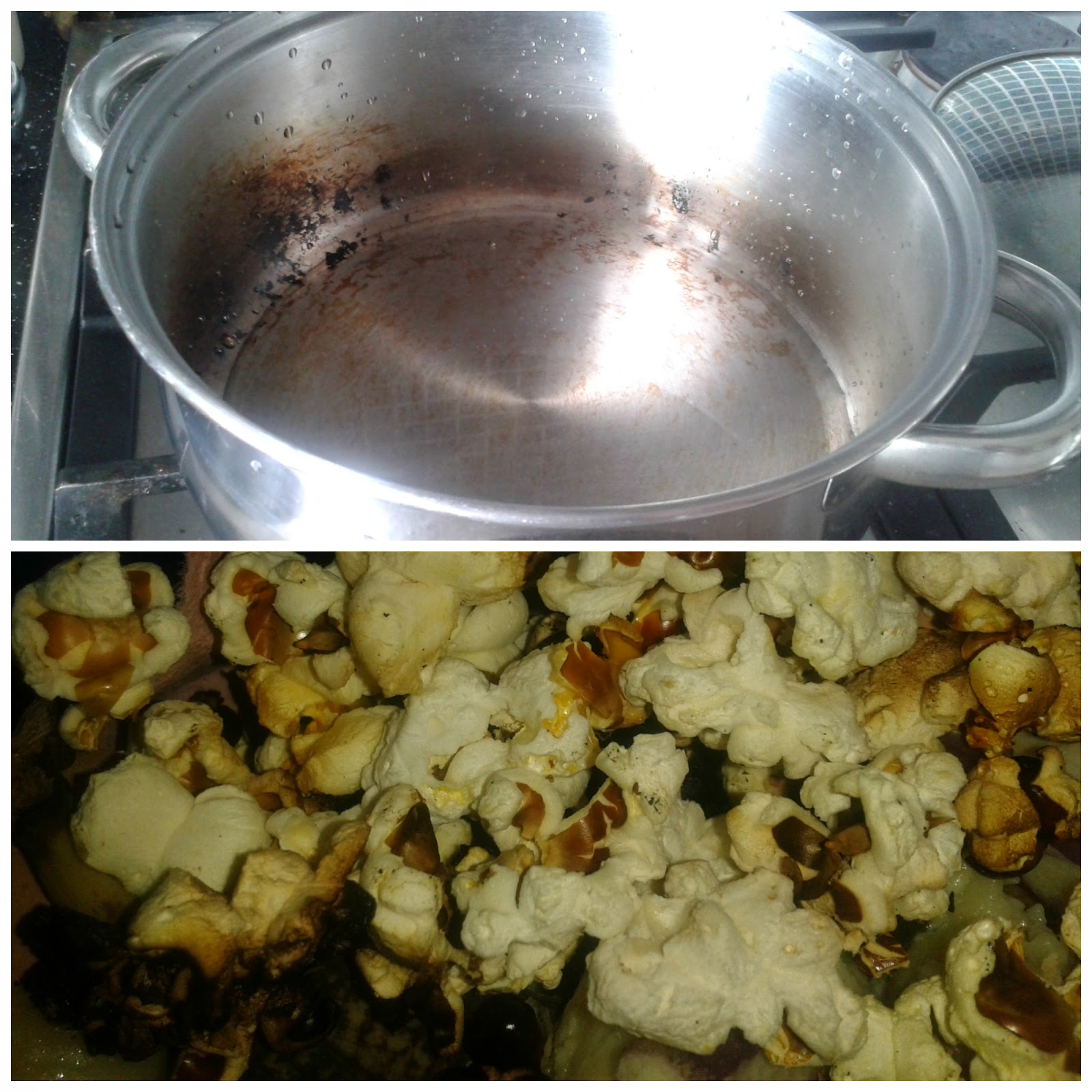 smells like burnt popcorn in my house