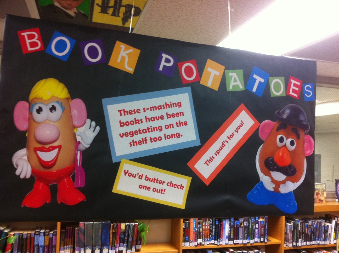 No Shhing Here Potatoes and the English November Displays