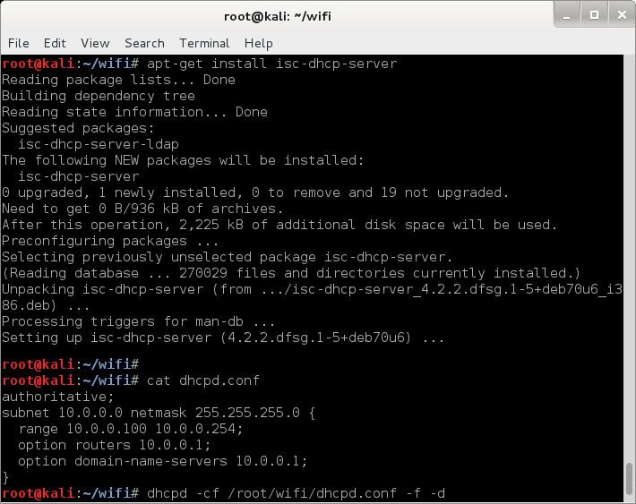 Montando un Rogue AP con Kali Security By Default