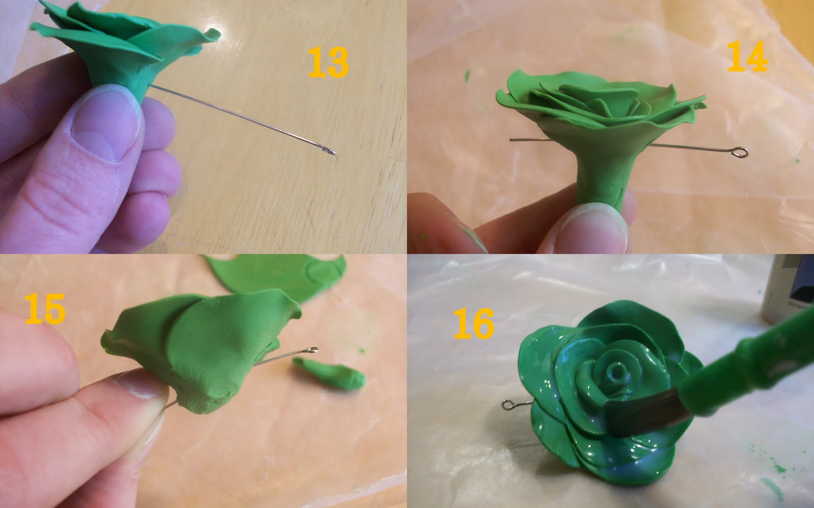 Jengerbread Creations Sculpey Flowers and Necklace Tutorial