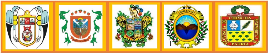 Los escudos de las provincias de Ica