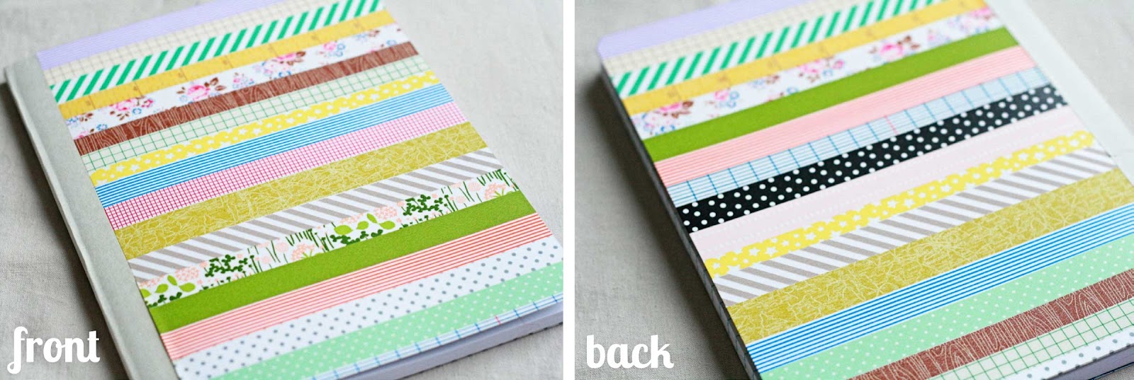 The Creative Place DIY Lovely Washi Tape Notebook