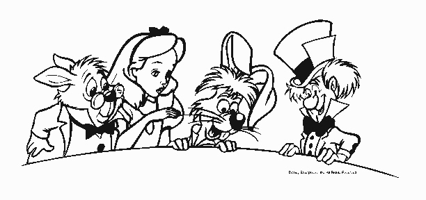 Alice Coloring Pages Alice Coloring Pages
