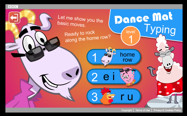 Bbc Dance Mat Typing Familyfun Info