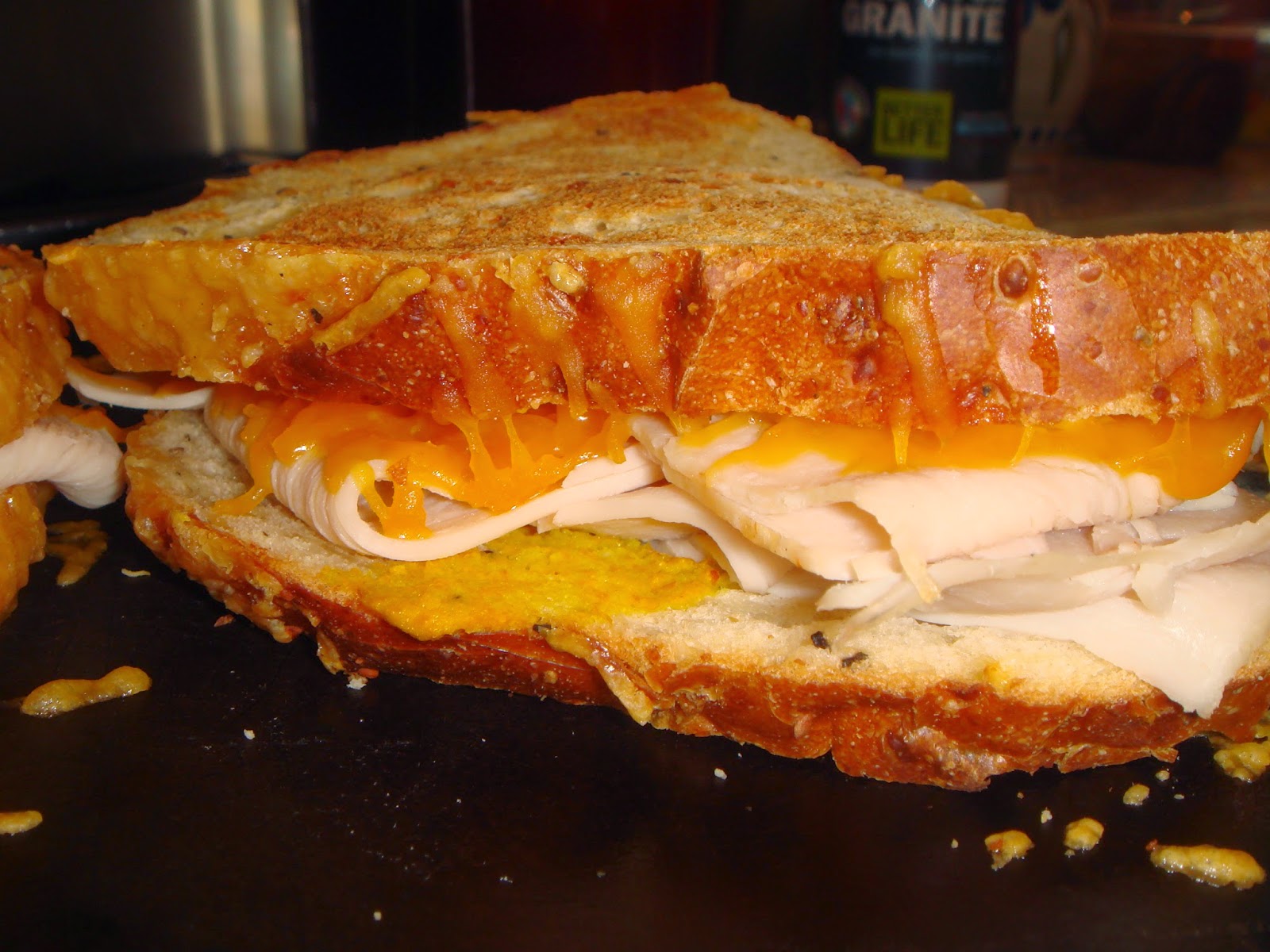 Asian Cooking Made Easy Warm Turkey and Cheese Melt