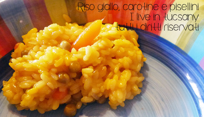 risotto giallo con verdurine alla dispensa di salvezza