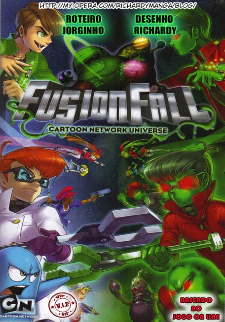 Fusion Fall -Mangá/Comic. Capa