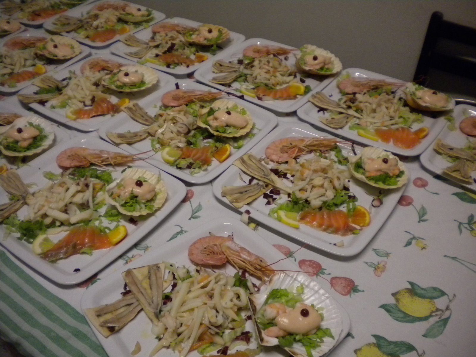 arte cucina' antipasto misto di Pesce