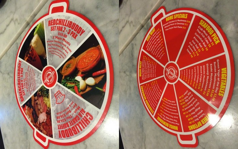 Red Hot Chilli Buddy Mookata menu