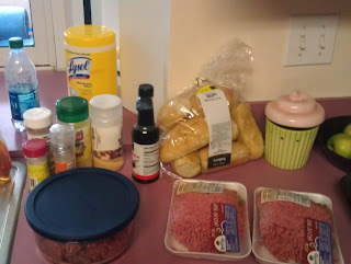 mini homemade hamburgers