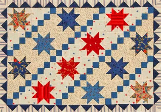 Quilt Inspiration: Free pattern day: Patriotic and flag quilts
