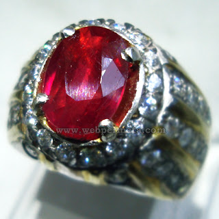 batu permata asli, natural ruby corundum, cincin batu ruby, merah ruby
