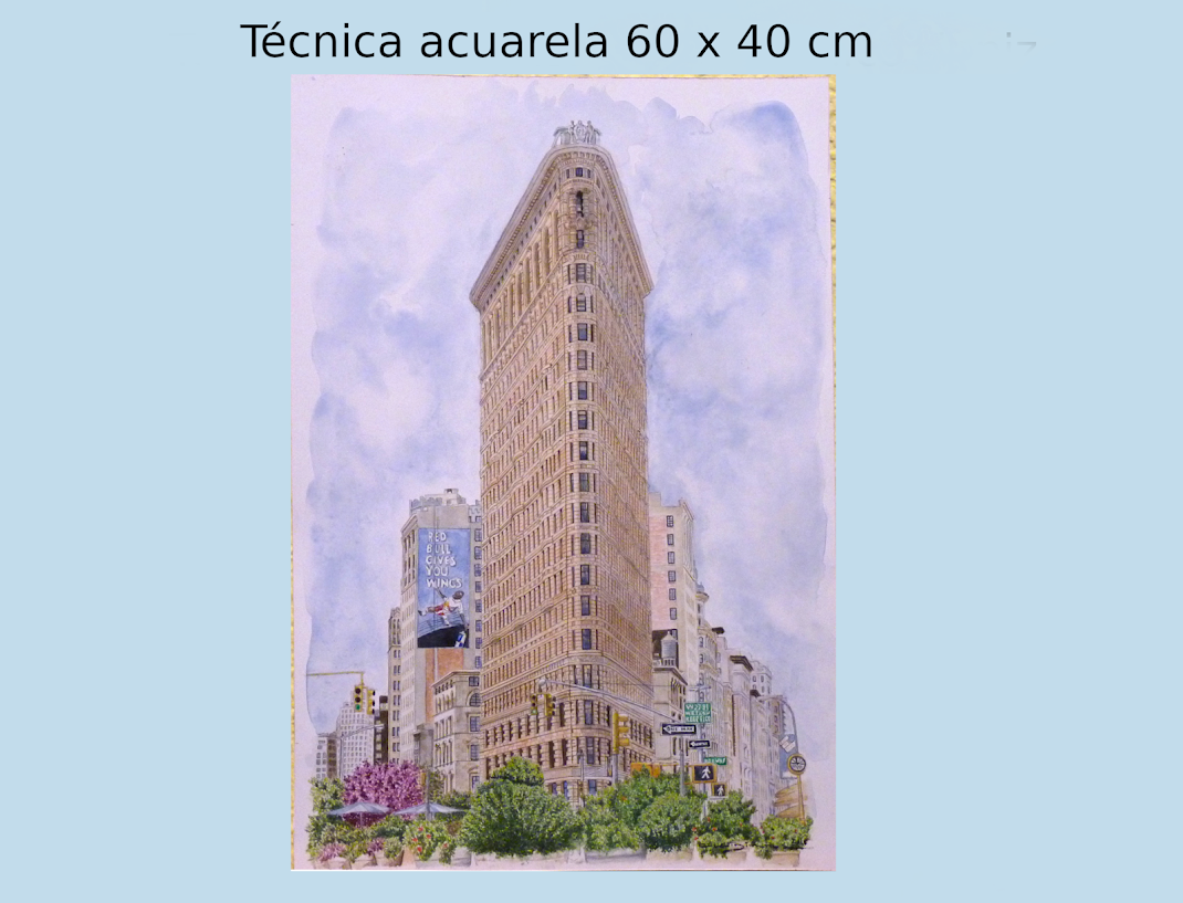 Edifici Flatiron de Nova York 60 x 40 cm