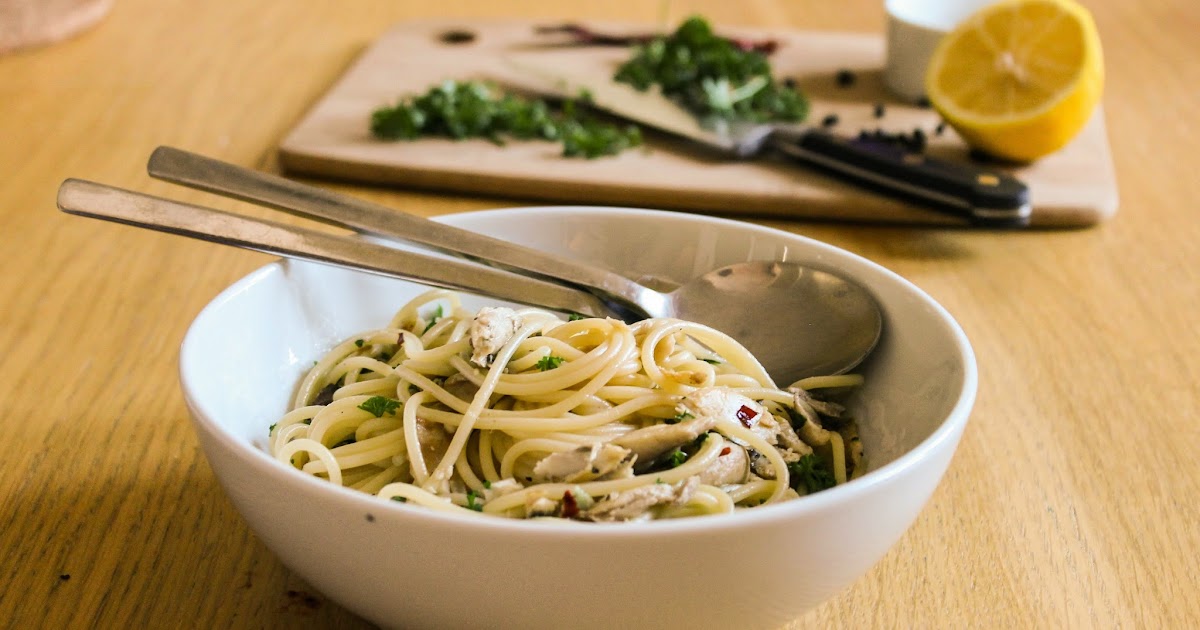 eat like you love yourself Mackerel and chilli pasta
