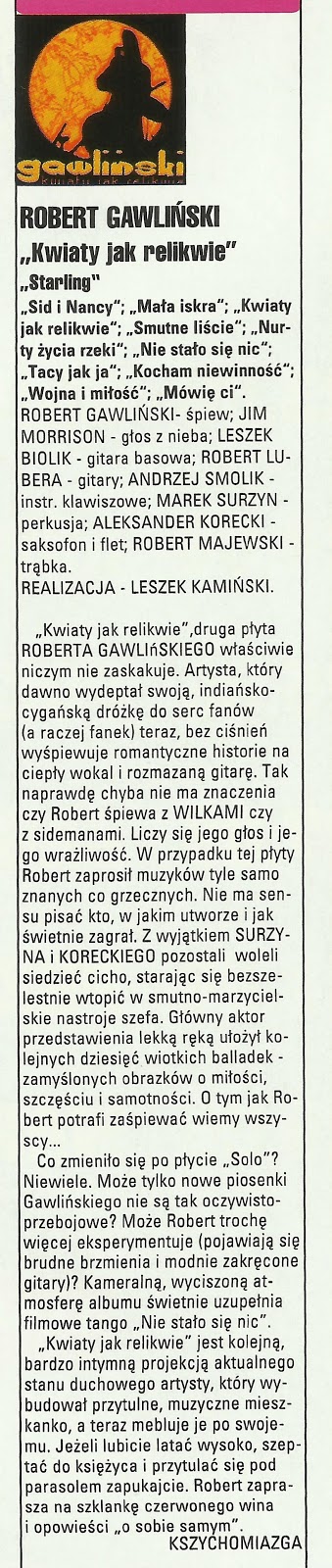 gdyby wszystkie słowa: Robert Gawliński- Wojna I Miłość
