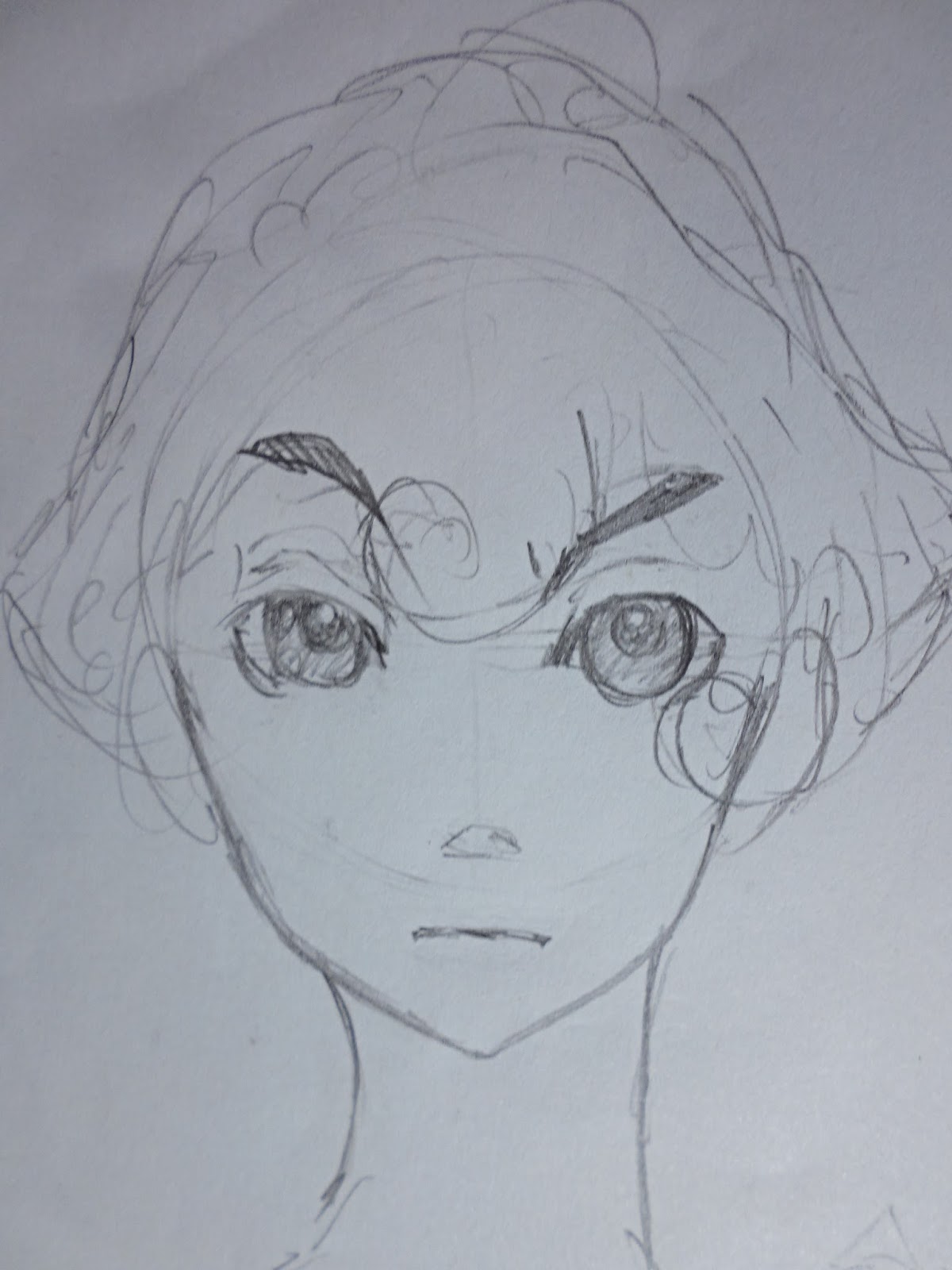 DRAWING IS EASY: the begining of anime face