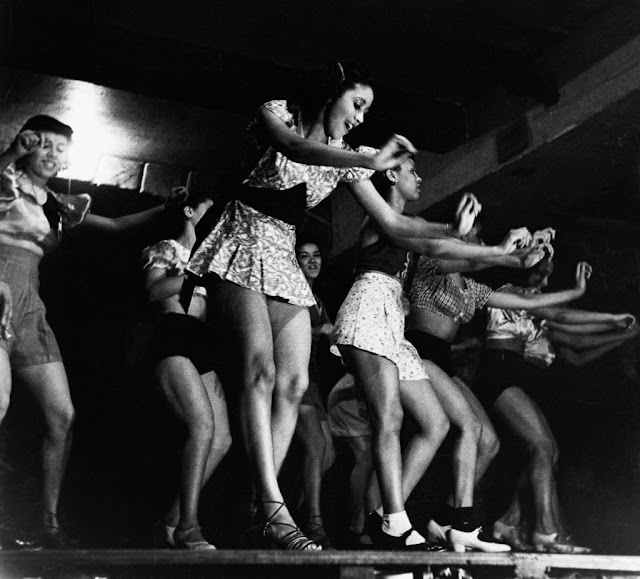 Chorus Girls at Harlem Theater, 1936 vintage everyday