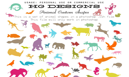 Animal Custom Shapes