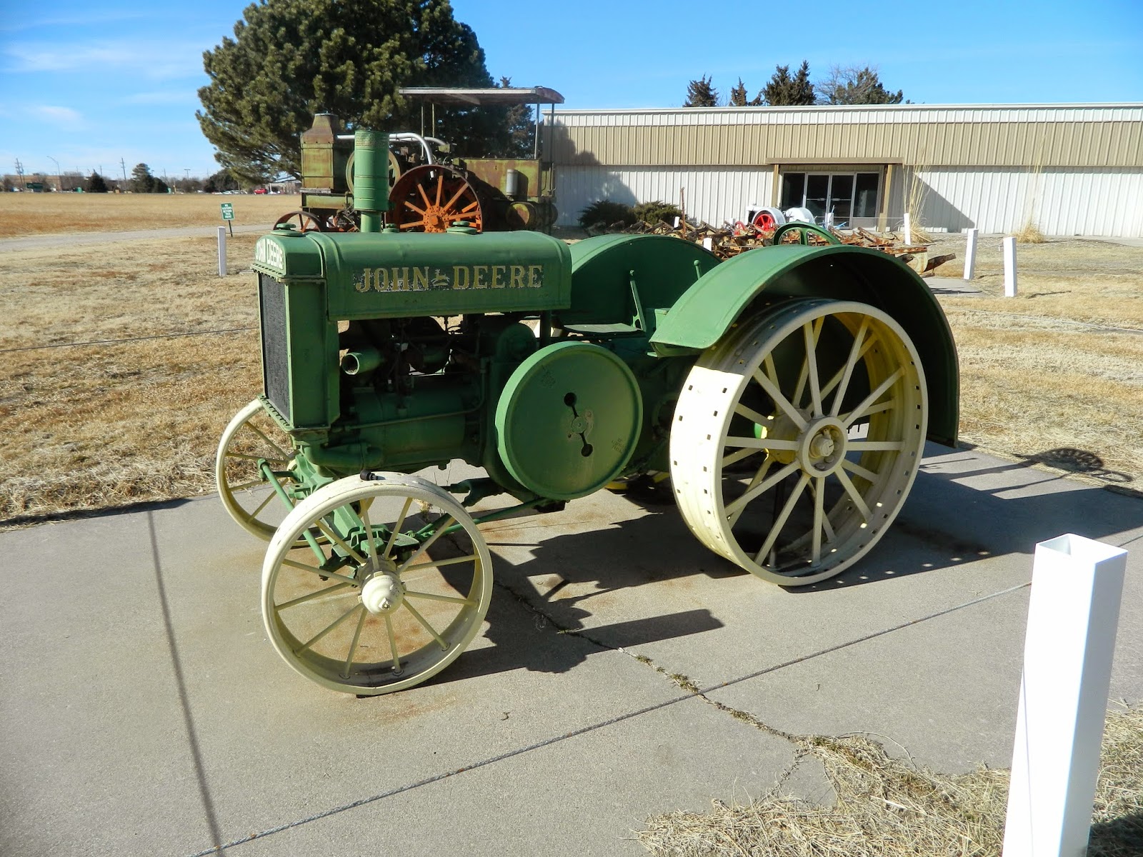 Stuhr Museum of the Prairie Pioneer's Tractors 1929 John Deere Model D 1527 Tractor