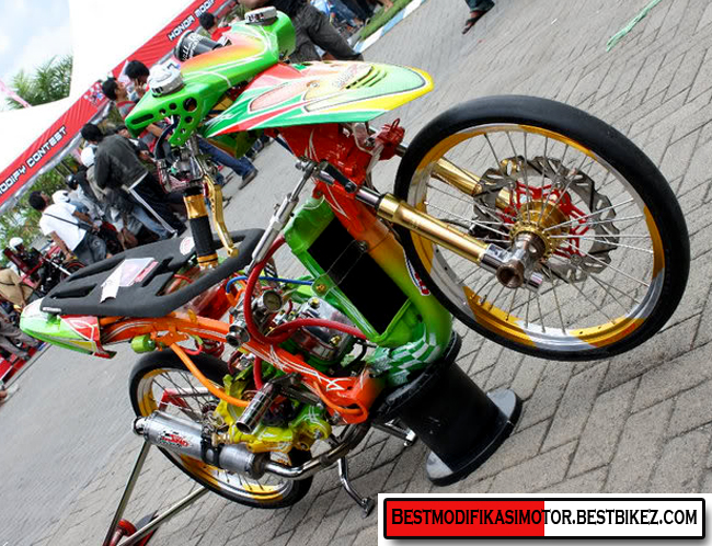 Modifikasi Honda Beat Drag title=