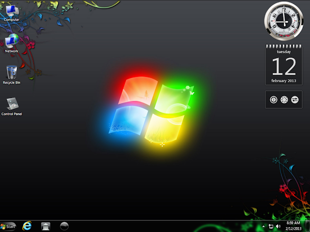 Windows 7 Blue Alienware Edition Sp1 2013 Actavated 64 And 32 Bit