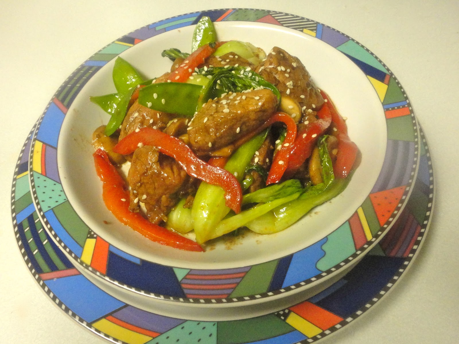 Sticky Chinese Pork StirFry and it’s Low Fat too! C H E W I N G T H