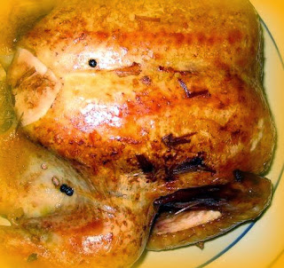 Pollo al horno con puré de papas Pollo al horno con puré de papas