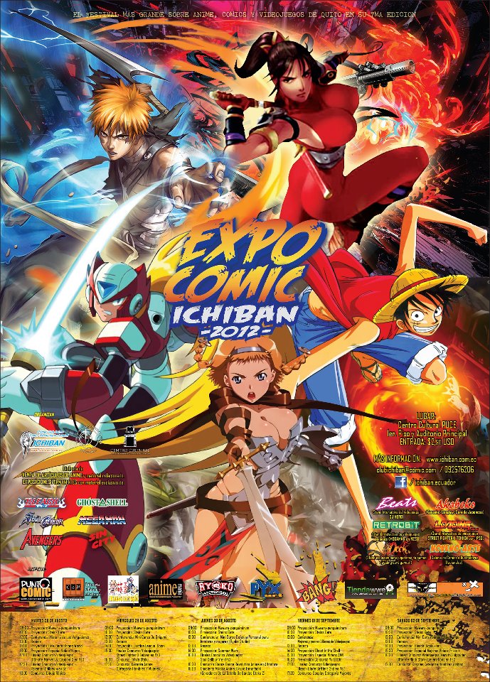Hobby Anime Club EXPO COMIC ICHIBAN 2012 QUITO 28 DE AGOSTO AL 1 DE