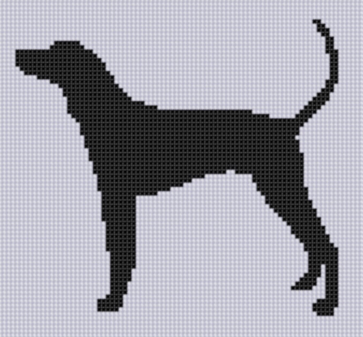Mother Bee Designs Dog Cross Stitch Pattern