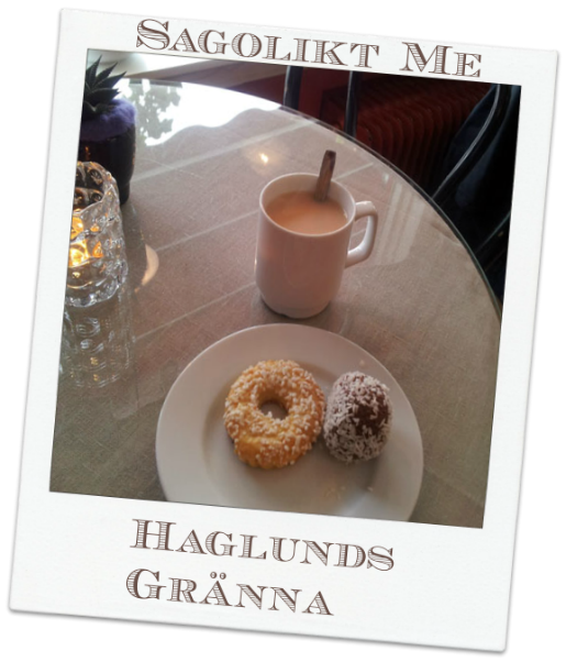 Sagolikt Me har fikat på Haglunds i Gränna