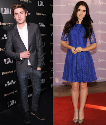  ZacEfron and Lily Collins Pictures
