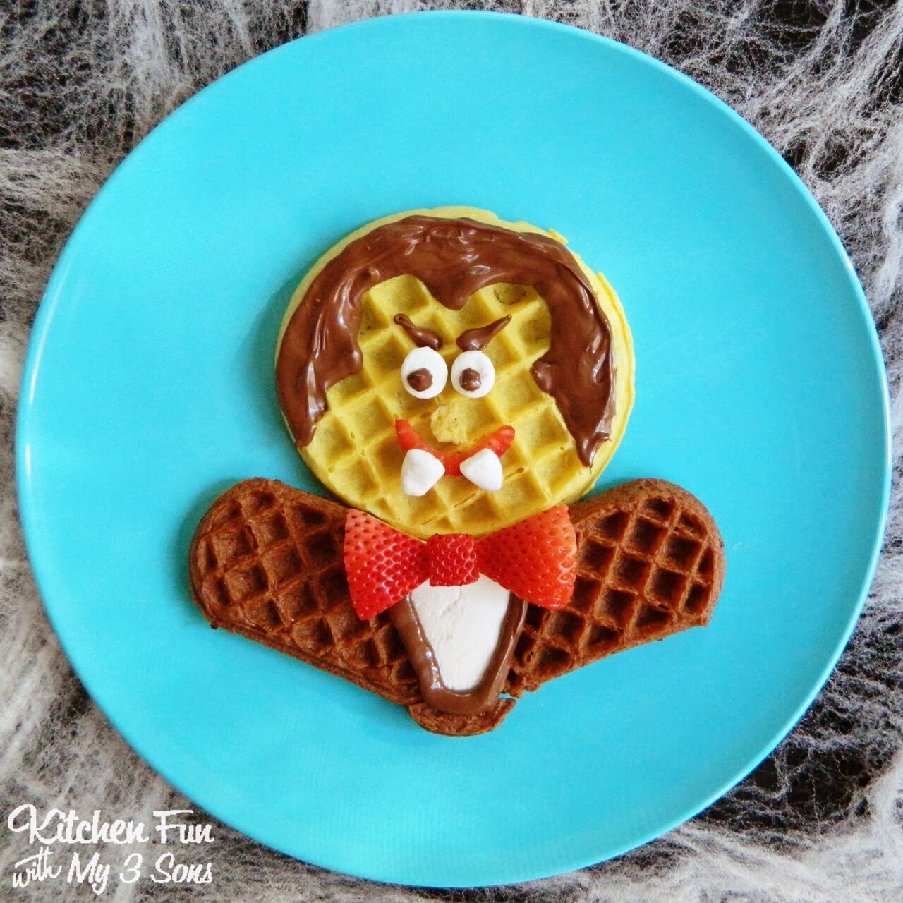 Dracula Waffle Breakfast & Eggo GIVEAWAY! Kitchen Fun With My 3 Sons