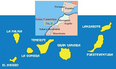 mapa de las islas Canarias mapa de las islas Canarias