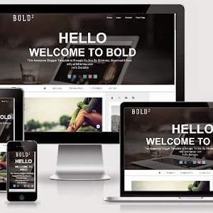 bold parallax responsive blogger template
