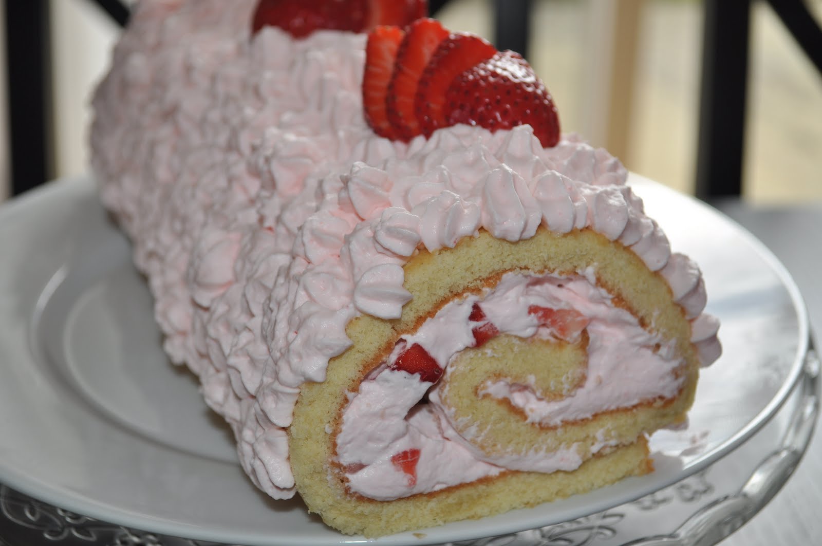 Suburbs Mama Strawberry and Cream Roll Cake