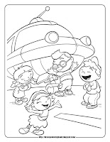 little einsteins rocket coloring pages