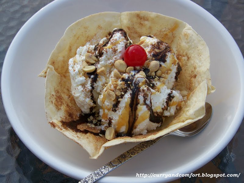 Kitchen Simmer Taco Shell Ice Cream Sundae