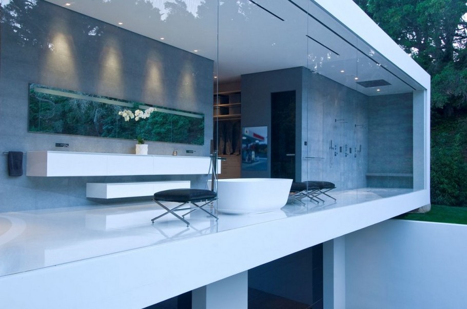 Smallie Biggs The Luxury Glass Pavilion House by Steve Hermann