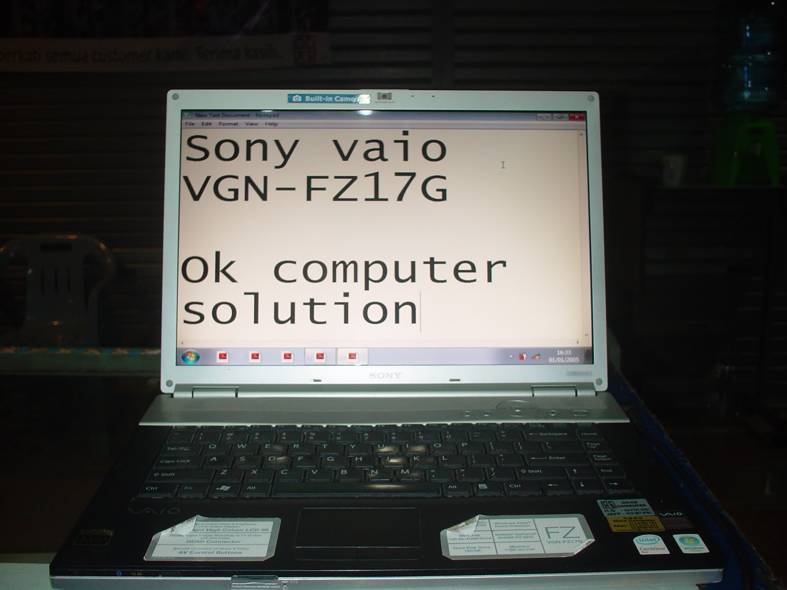Repair motherboard laptop Sony Vaio