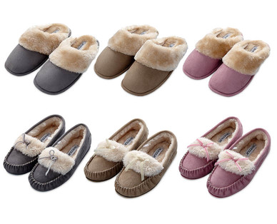 Ladies slippers mules moccasins